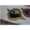 Image 3 : 2 DECORATIVE HEAVY WALL MIRROR - 25 INCH AND 20 INCH