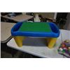 Image 2 : DUPLO TABLE AND DUPLO LEGO BLOCKS