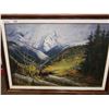 Image 2 : PAINTING ON CANVAS APPROACHING WINTER - SIGNED LORA ARMBRUSTER