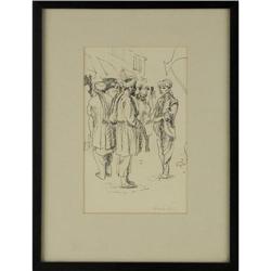 Bernard Arnest, Pen and Ink