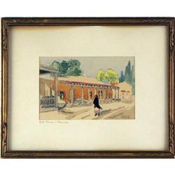 Manville Chapman, Watercolor