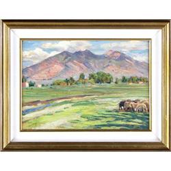 Joseph Imhof, Oil on Board