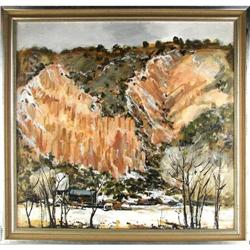 Ted Christensen, Acrylic on Board