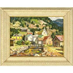 George Cherepov, Oil on Board
