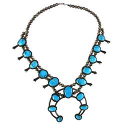 Navajo Squash Blossom Necklace