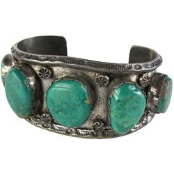 Navajo Bracelet with Turquoise