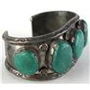 Image 2 : Navajo Bracelet with Turquoise