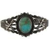 Image 2 : Navajo Bracelet with Turquoise