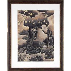 Tom Faith, Oil on Paper