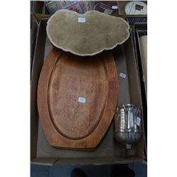 Pencil Sharpener; 2 Steak Boards and a Tree Fungus