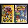 Image 1 : VINTAGE MARVEL COMICS BOOK LOT (MARVEL SUPER-HEROES #15/ MARVEL COLLECTOR' ITEM CLASSICS #21)