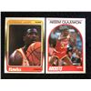 Image 1 : BASKETBALL STARS CARD LOT (WILKINS, OLAJUWON)