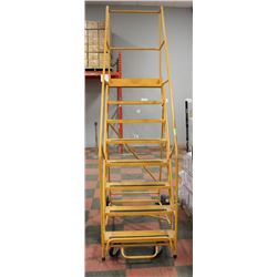8 STEP ROLLING SAFETY LADDER
