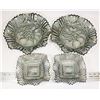 Image 1 : CARNIVAL GLASS SET OF 4 BOWLS