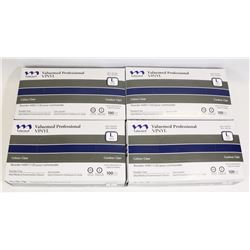 5 BOXES OF 100 VINYL MEDICAL