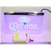 Image 1 : LIGHTED NEON BLUE "CORONA EXTRA" SIGN