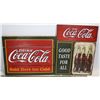 Image 1 : SET OF 2 WOODEN COCA-COLA