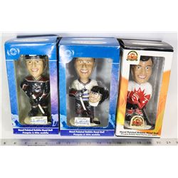 SET OF 3 VINTAGE BOBBLE HEADS