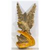 Image 1 : VINTAGE 1970'S WOODEN EAGLE