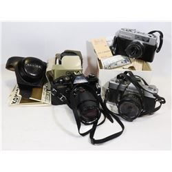 VINTAGE CAMERAS & LENS CANON FD