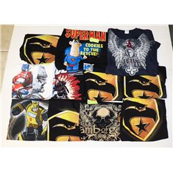 FLAT OF ASSORTED SIZE/ STYLE MENS T-SHIRTS