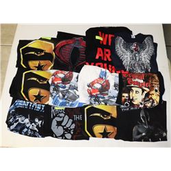 FLAT OF ASSORTED SIZE/ STYLE MENS T-SHIRTS