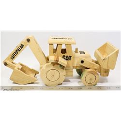 WOODEN CAT BACK HOE