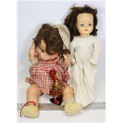 VINTAGE DOLLS SET OF 2