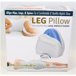 NEW LEG PILLOW: ALIGNS HIPS, LEGS, & SPINE
