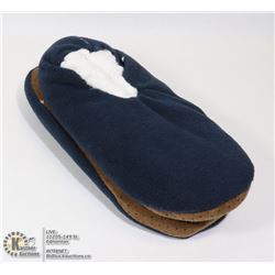 NON-SKID  COZY SLIPPER SIZE 7/8  BLUE