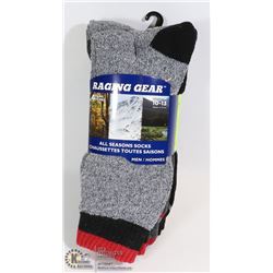 4 PAIRS OF RAGING GEAR MEN SOCKS