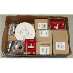 FLAT OF FIRE ALARMS, LIGHTS AND SIRENS