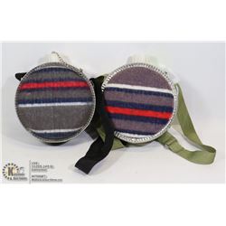PAIR OF CAMPING CANTEENS
