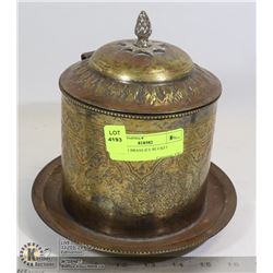 VINTAGE BRASS ICE BUCKET