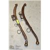 Image 1 : 2 VINTAGE HORSE HARNESS PIECES
