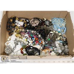 LARGE BOX OF ESTATE JEWELRY