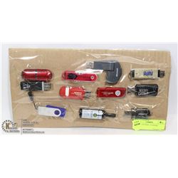USB COLLECTION -11 STICKS MEMORY