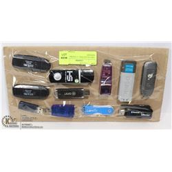 USB COLLECTION -11 STICKS MEMORY