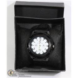 GENIUS ARMY WATCH BLACK WITH WHITE FACE