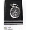 Image 1 : SAINT CHRISTOPHER PENDANT WITH 23" CHAIN