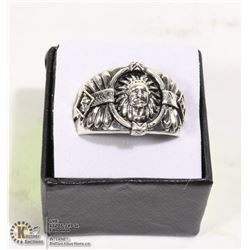 925 STERLING MENS "SPIRIT OF THE WARRIOR"