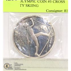 1988 20$ OLYMPIC COIN #5 CROSS COUNTRY SKIING