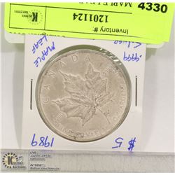 1989 5$  MAPLE LEAF