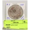 Image 1 : 1989 5$  MAPLE LEAF