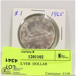 1965 1$ SILVER  DOLLAR