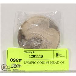 1974 10$ OLYMPIC COIN #5 HEAD OF ZEUS