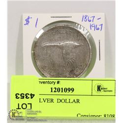 1967 1$ SILVER  DOLLAR