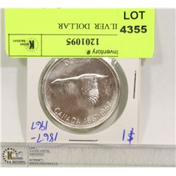 1967 1$ SILVER  DOLLAR