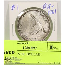 1967 1$ SILVER  DOLLAR