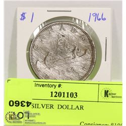 1966 1$ SILVER  DOLLAR